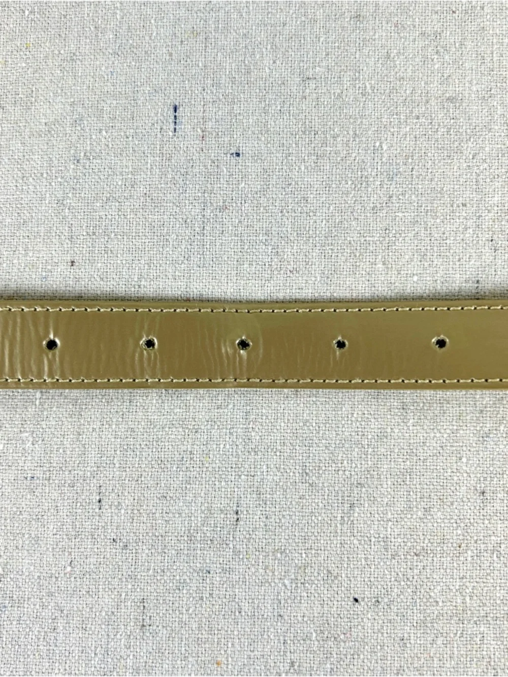 Talbots Women’s Size 1X Gold Metallic Leather Belt